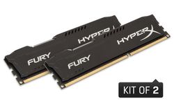 Kingston HyperX 16GB 1333MHz DDR3 CL9 DIMM (Kit of 2) FURY Black Series - HX313C9FBK2/16