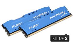 Kingston HyperX 16GB 1600MHz DDR3 CL10 DIMM (Kit of 2) FURY Blue Series - HX316C10FK2/16