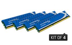 Kingston HyperX 16GB 1866MHz DDR3 CL10 DIMM (Kit of 4) XMP - KHX18C10K4/16