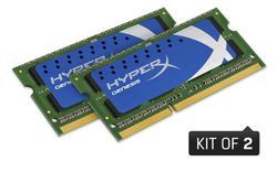 Kingston HyperX 8GB 1866MHz DDR3 Non-ECC CL11 SODIMM (Kit of 2) 1.35V Low Voltage - KHX18LS11P1K2/8