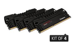 Kingston HyperX 32GB 2400MHz DDR3 Non-ECC CL11 DIMM (Kit of 4) XMP Beast Series - HX324C11T3K4/32