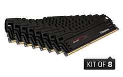 Kingston HyperX 64GB 2133MHz DDR3 Non-ECC CL11 DIMM (Kit of 8) XMP Beast Series w/ Fan - HX321C11T3FK8/64