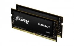 Kingston 32GB 3200MHz DDR4 CL20 SODIMM (Kit of 2) FURY Impact - KF432S20IBK2/32