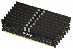 Kingston 128GB 6400MT/s DDR5 ECC Reg CL32 DIMM (Kit of 8) FURY Renegade Pro XMP - KF564R32RBK8-128