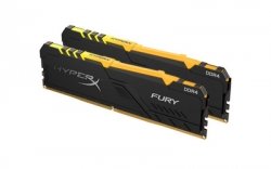 Kingston HyperX 64GB 3000MHz DDR4 CL16 DIMM (Kit of 2) HyperX FURY RGB - HX430C16FB3AK2/64