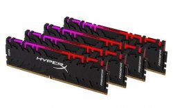 Kingston HyperX 64GB 3200MHz DDR4 CL16 DIMM (Kit of 4) XMP HyperX Predator RGB - HX432C16PB3AK4/64