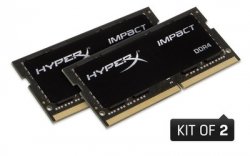 Kingston HyperX 32GB 3200MHz DDR4 CL20 SODIMM (Kit of 2) HyperX Impact - HX432S20IBK2/32