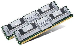 Transcend 4GB Kit (2x2GB) 667MHz DDR2 ECC FB DIMM for HP - TS4GHP7413