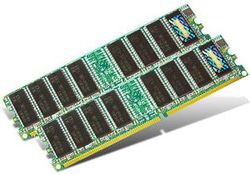 Transcend 2GB Kit (2x1GB) 333MHz DDR ECC Reg DIMM for Fujitsu-Siemens - TS2GSI810
