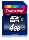 Transcend 4GB SDHC (Class 10) - TS4GSDHC10