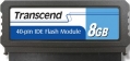 Transcend 8GB IDE 40PIN Vertical Low-Profile - TS8GPTM510-40V (TS8GDOM40V-S)