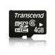 Transcend 4GB microSDHC Class 6 (no box & adapter) - TS4GUSDC6