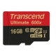 Transcend 16GB microSDHC UHS-I with adapter - TS16GUSDHC10U1