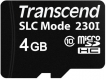 Transcend 4GB Industrial microSDHC 230I Class 10 SLC Mode - TS4GUSD230I