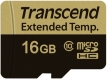 Transcend 16GB microSD Class10, MLC, Wide Temp - TS16GUSD520I
