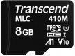 Transcend 8GB microSD UHS-I U1 A1, MLC - TS8GUSD410M