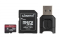 Kingston 64GB microSDXC React Plus SDCR2 w/Adapter + MLPM Reader - MLPMR2/64GB