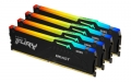 Kingston 128GB 5200MT/s DDR5 CL40 DIMM (Kit of 4) FURY Beast RGB XMP - KF552C40BBAK4-128