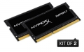 Kingston HyperX 8GB 1866MHz DDR3L CL11 SODIMM (Kit of 2) 1.35V Impact - HX318LS11IBK2/8