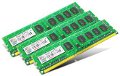 Transcend 24GB Kit (3x8GB) 1066MHz DDR3 ECC Reg QR x8 DIMM for HP - TS24GHP0664