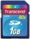Transcend 1GB Secure Digital (80X) - TS1GSD80