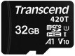Transcend 32GB microSD U1 A1, 3D TLC - TS32GUSD420T