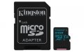 Kingston 64GB microSDXC UHS-I Class U3 Canvas Go! with SD Adapter - SDCG2/64GB