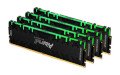 Kingston 64GB 3600MT/s DDR4 CL16 DIMM (Kit of 4) 1Gx8 FURY Renegade RGB - KF436C16RB12AK4/64