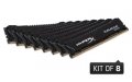 Kingston HyperX 128GB 2666MHz DDR4 CL15 DIMM (Kit of 8) XMP Savage Black - HX426C15SBK8/128